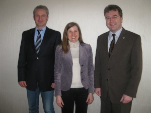 v.l.n.r.: Achim Artmann, Claudia Felden, Frank Broghammer