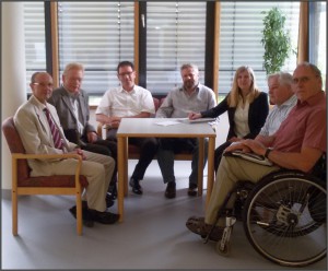 FDP Kreistagsfraktion vor Ort in der Klinik Sinsheim 2015