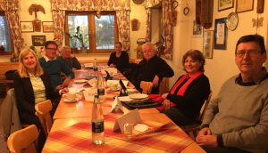 von links nach rechts: Claudia Felden, Dr. Alexander Eger, Peter Schell, Ulrike von Eicke, Dietrich Herold, Bärbel Seemann, Wolfgang Frühwirth